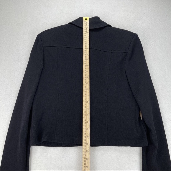 St. John Collection by Marie Gray Sz 6 Suit Jacket Knit Blazer Old Money Luxury - Picture 11 of 12